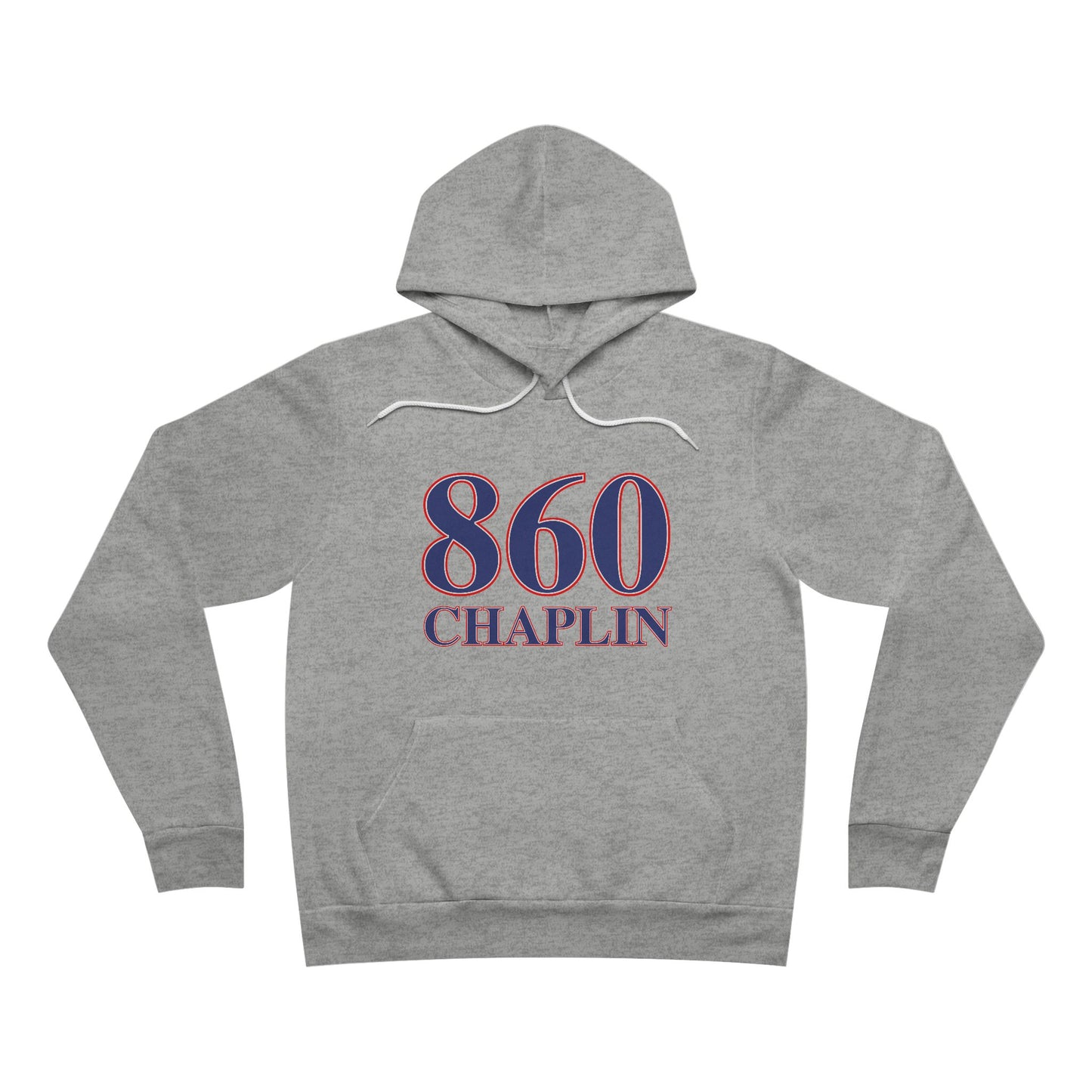 860 Chaplin Red White & Blue Unisex Sponge Fleece Pullover Hoodie