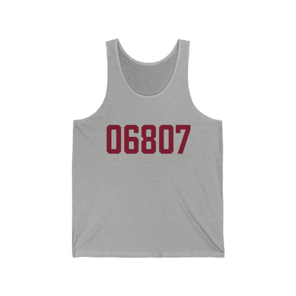 06807 - Greenwich Connecticut Zip Code Unisex Jersey Tank Top