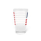 Hampton Connecticut Flag Pint Glass, 16oz