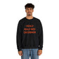 I Really Really Miss Centerbrook Unisex Heavy Blend™ Crewneck Sweatshirt (orange)