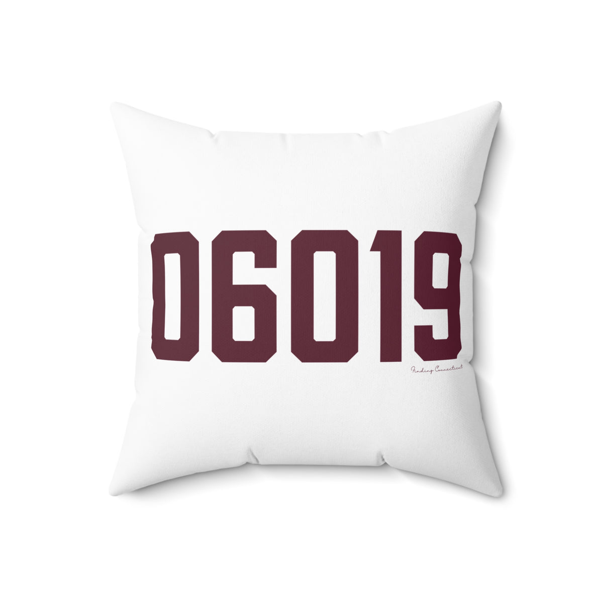 06019 Canton Connecticut Zip Code Polyester Square Pillow