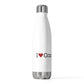 I Heart Connecticut. 20oz Insulated Bottle