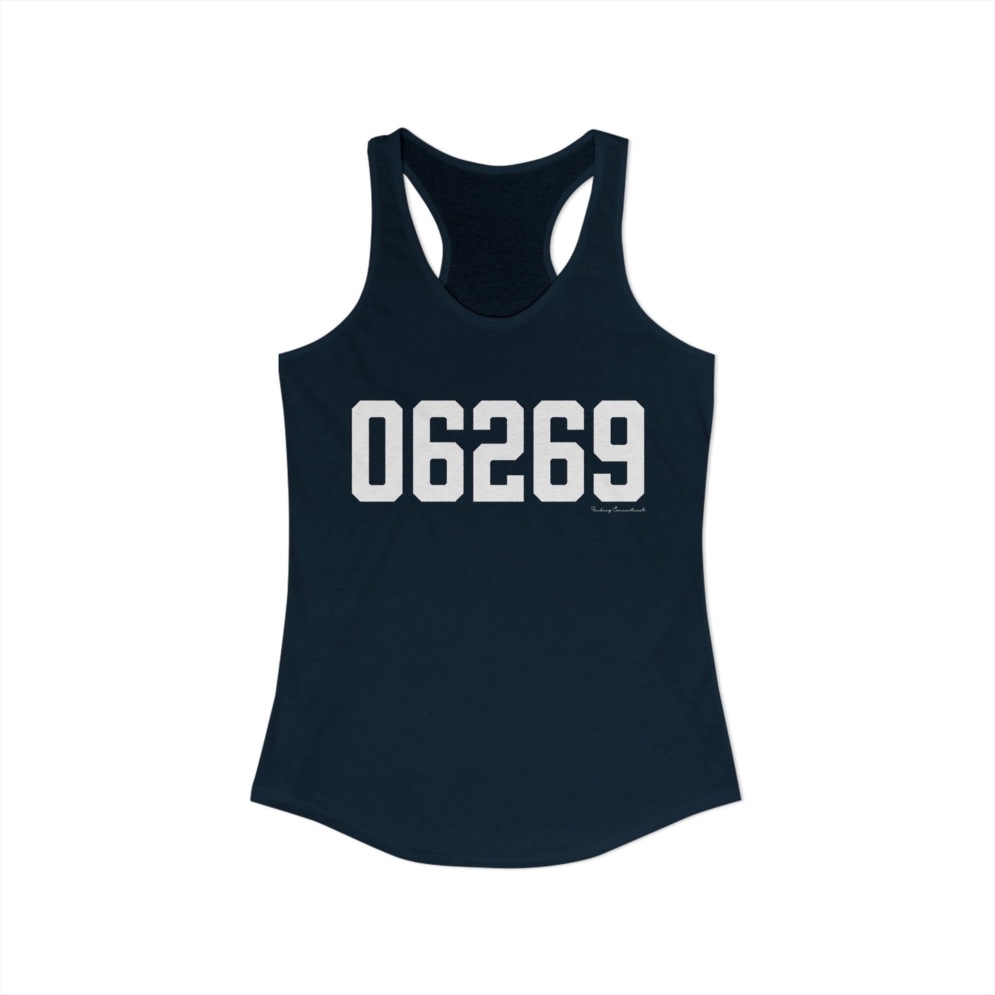 06269 Storrs CT Zip Code Women's Ideal Racerback Tank Top