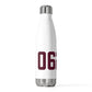 06254 Franklin Connecticut Zip Code 20oz Insulated Bottle