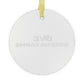 Love Greens Farms Glass Ornaments