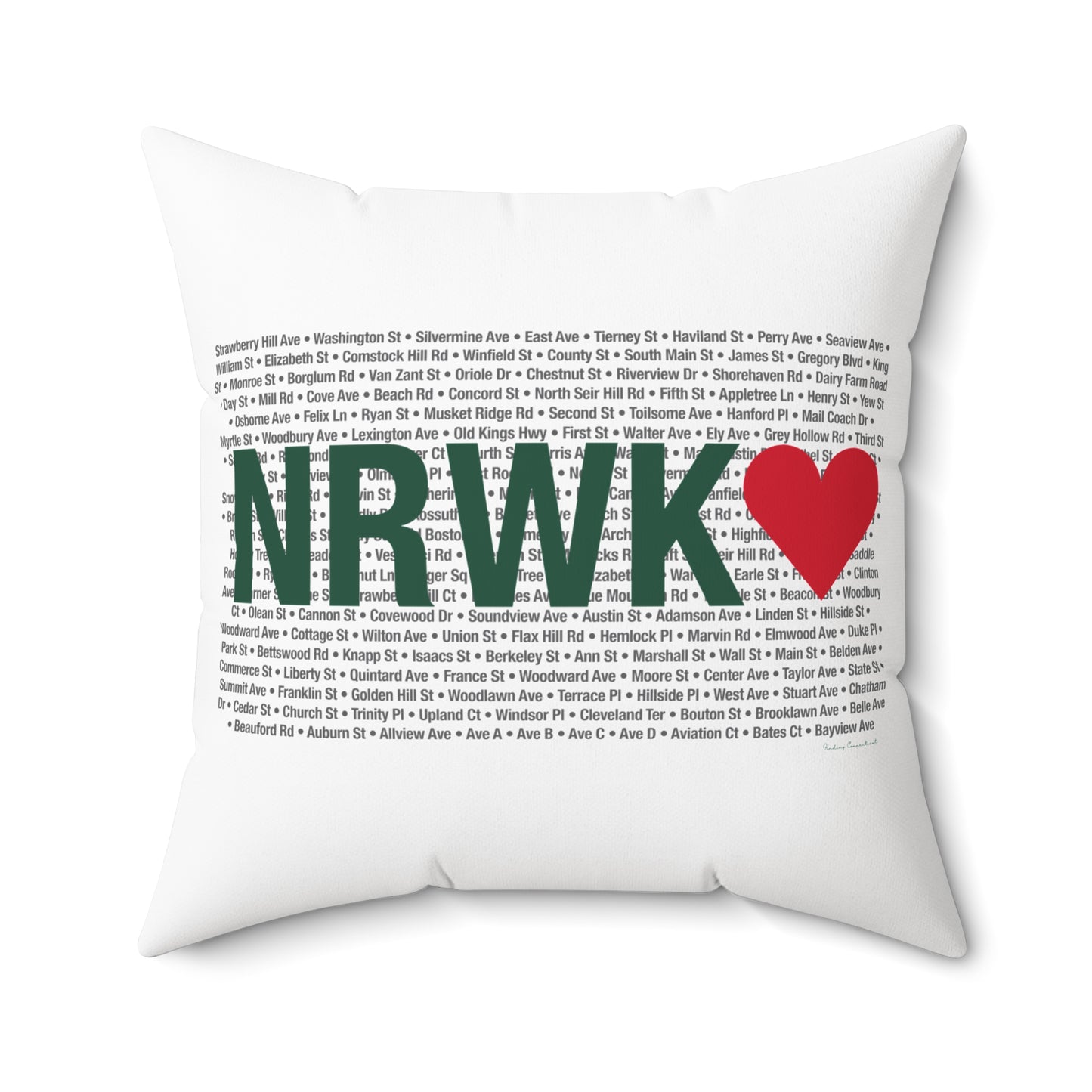 Norwalk Love Spun Polyester Square Pillow
