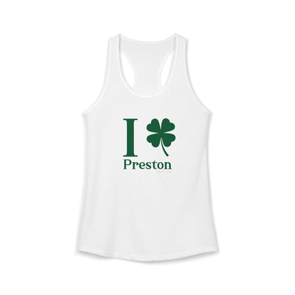 I Clover Preston Women's Ideal Racerback Tank