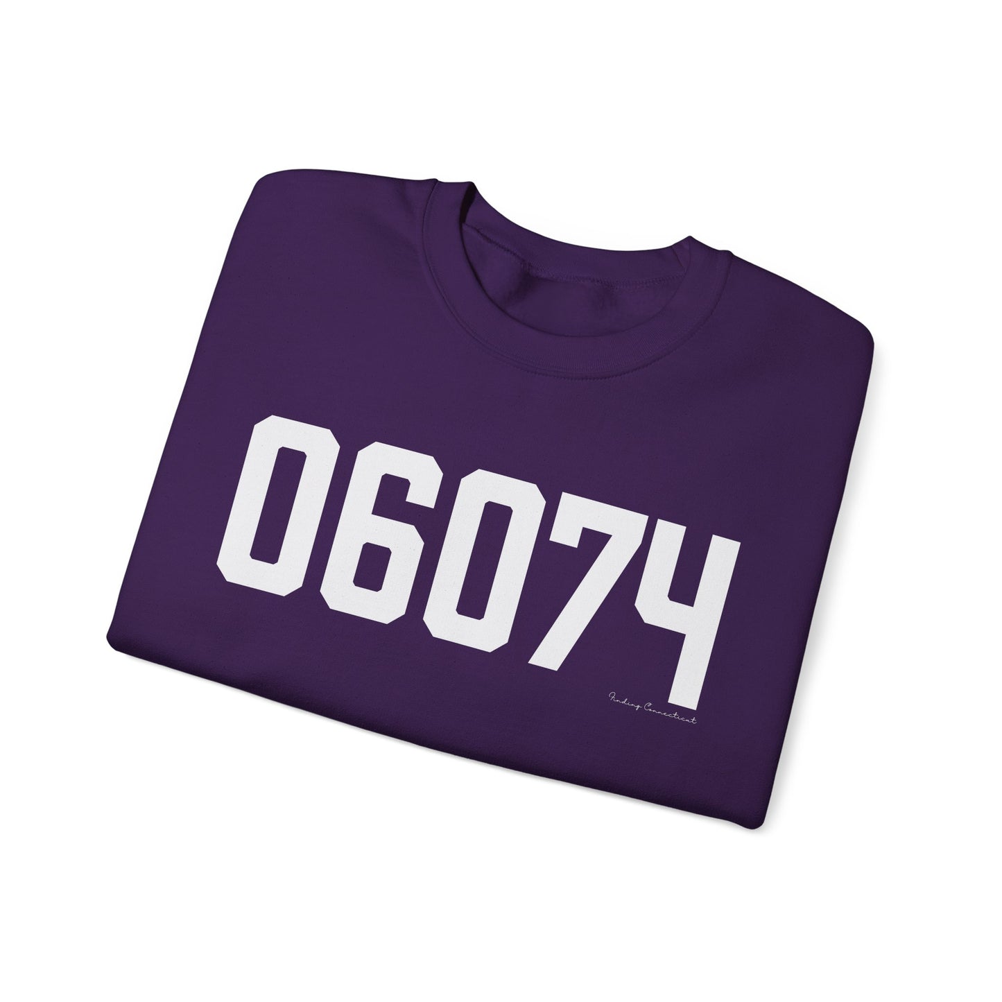 06074 - South Windsor CT Zip Code  Unisex Heavy Blend™ Crewneck Sweatshirt