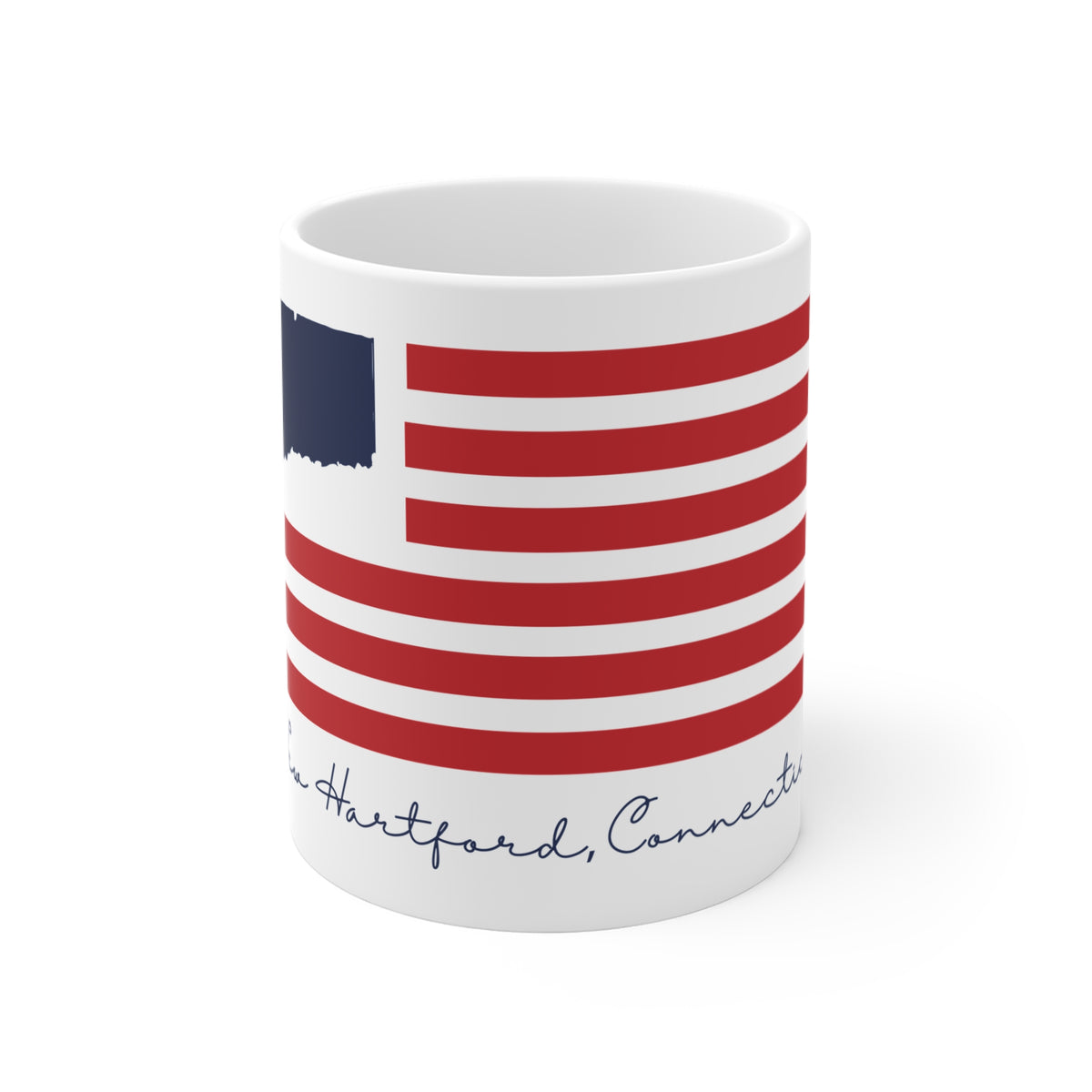 New Hartford Connecticut Flag Mug 11oz