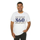 East Haddam 860 Connecticut Unisex Jersey Short Sleeve Tee