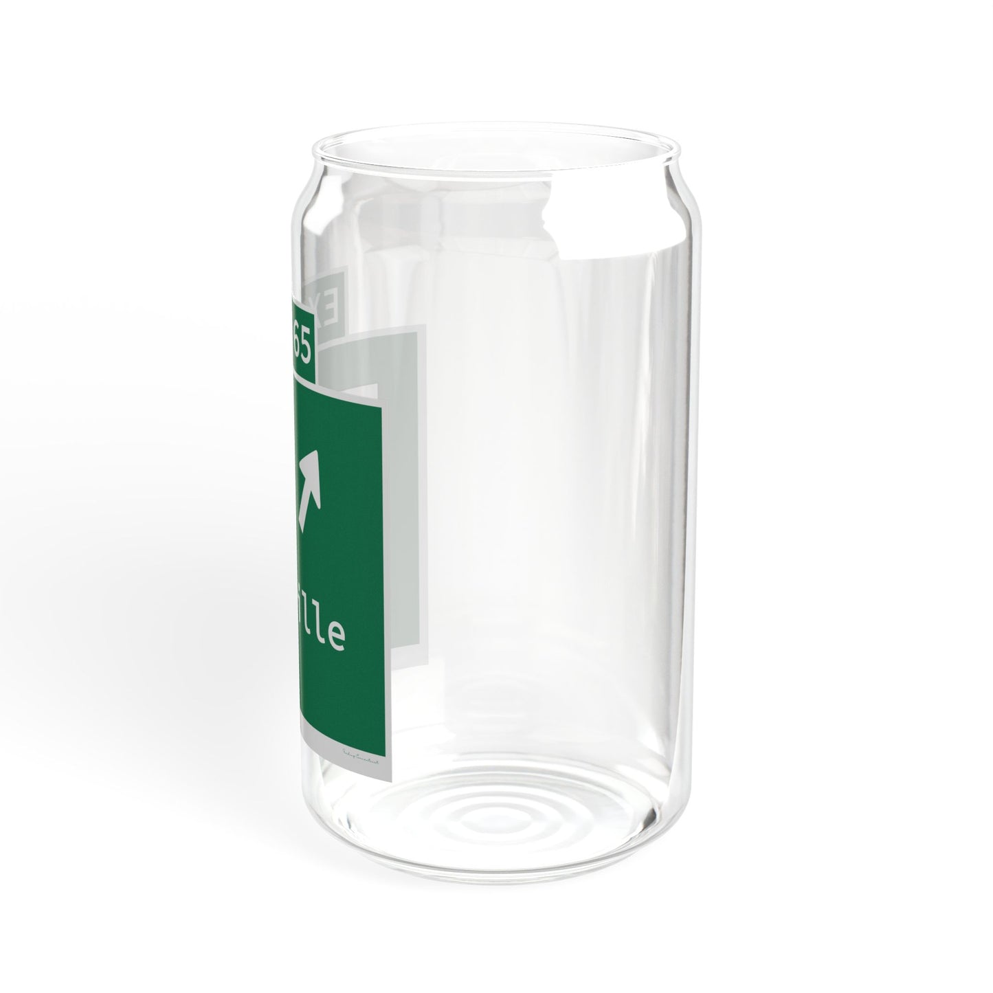 Vintage WCP Exit 65 Sign Sipper Glass, 16oz