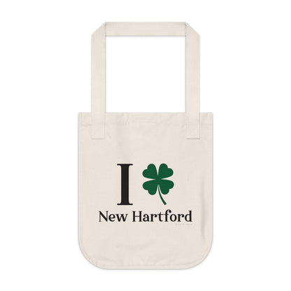 I Clover New Hartford Organic Canvas Tote Bag