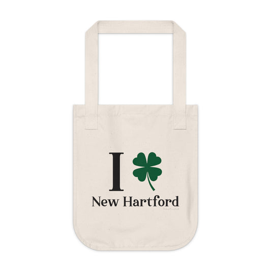 I Clover New Hartford Organic Canvas Tote Bag