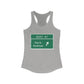 Vintage Merritt Parkway Exit 47 Sign Women's Ideal Racerback Tank Top