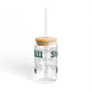 Strawberry Hill is my happy place Sipper Glass, 16oz