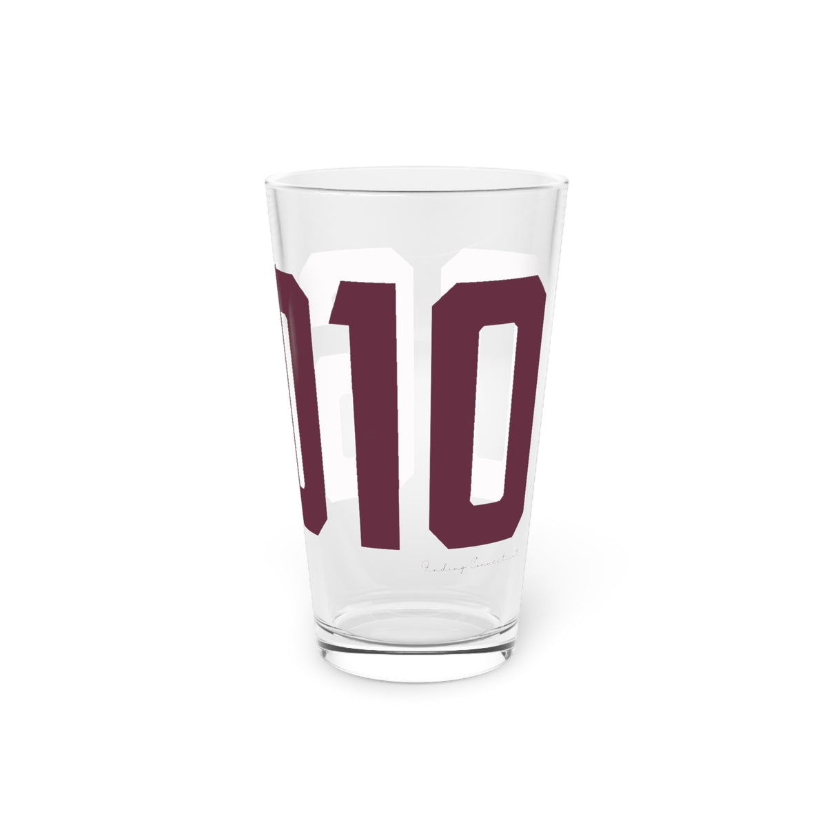 06010 Bristol Connecticut  Zip Code Pint Glass, 16oz