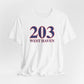 203 West Haven Unisex Jersey Short Sleeve T-Shirt
