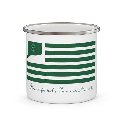 Branford Connecticut St. Patrick’s Day Flag Enamel Camping Mug
