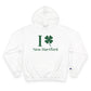 I Clover New Hartford Champion Hoodie