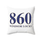860 Windsor Locks Polyester Square Pillow