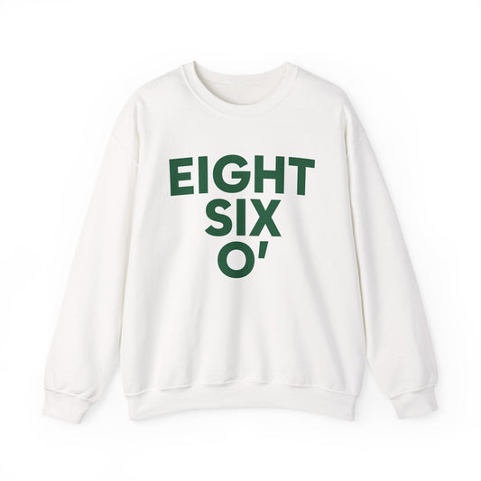 Eight Six O’ Unisex Heavy Blend™ Crewneck Sweatshirt Lucky Green – St. Patrick’s Day