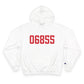 06855 Norwalk Connecticut Zip Code Champion Hoodie Sweatshirt