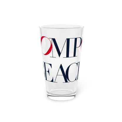 41 Tilt Compo Beach Pint Glass, 16oz
