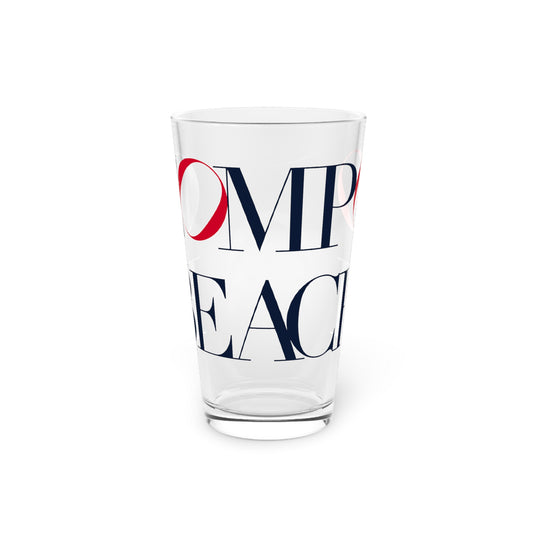 41 Tilt Compo Beach Pint Glass, 16oz