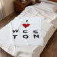Weston Vision Velveteen Plush Blanket