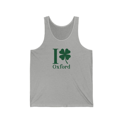 I Clover Oxford Unisex Jersey Tank Top
