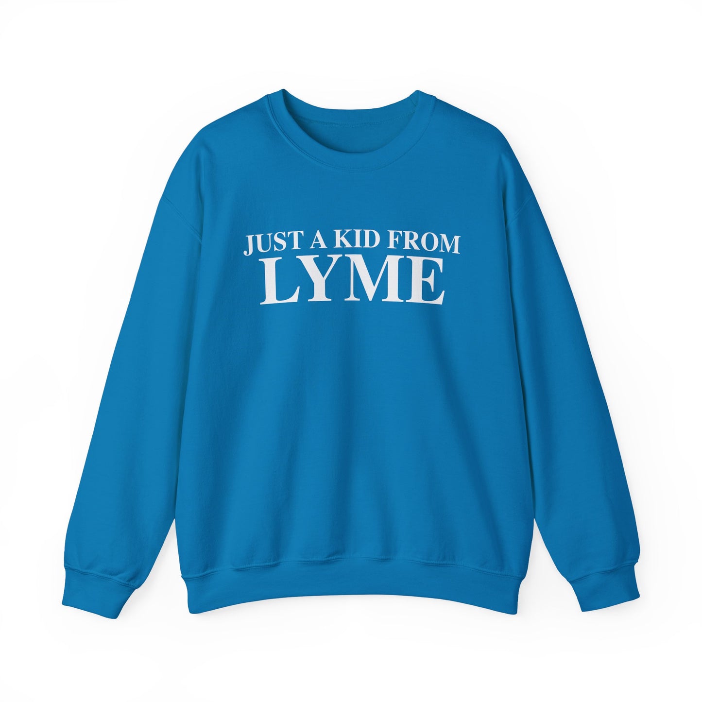 Just a kid from Lyme Unisex Heavy Blend™ Crewneck Sweatshirt