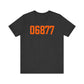 06877 Ridgefield Connecticut Zip Code Unisex Jersey Short Sleeve T-Shirt