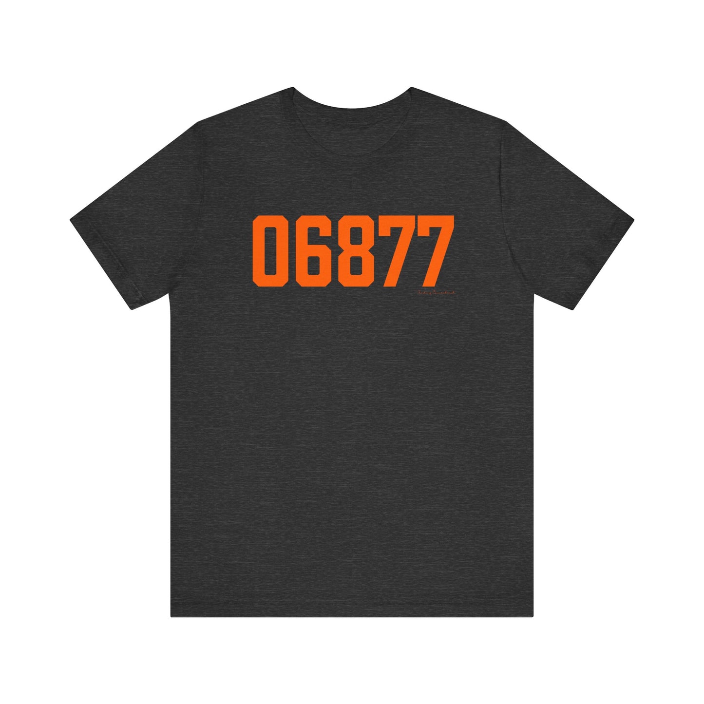 06877 Ridgefield Connecticut Zip Code Unisex Jersey Short Sleeve T-Shirt