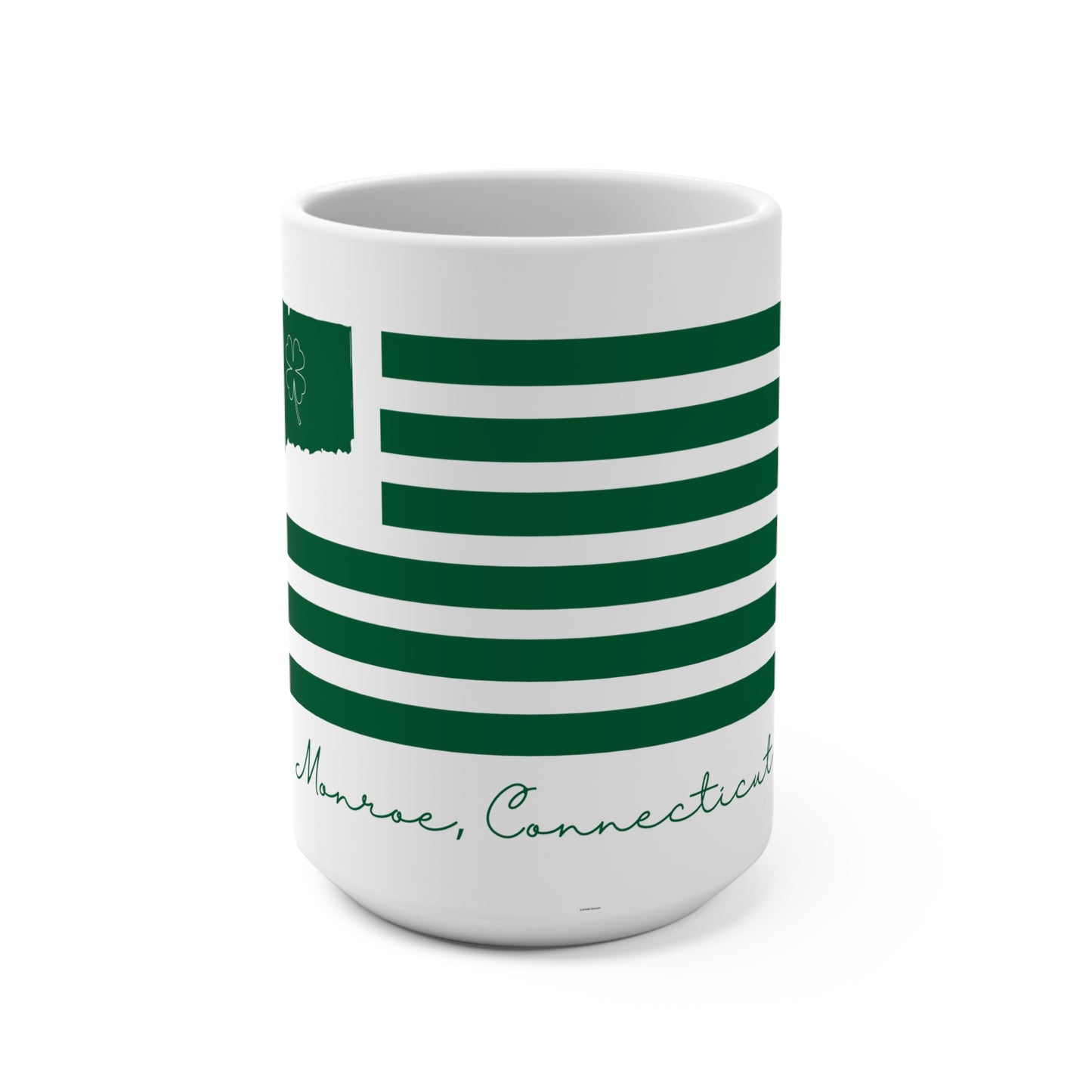 Monroe Connecticut St Patrick’s Day Flag Mug 15oz