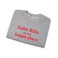 Lake Hills is My Happy Place Unisex Heavy Blend™ Crewneck Sweatshirt