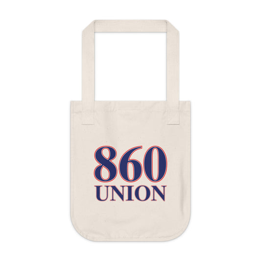860 Union Red, White & Blue  Organic Canvas Tote Bag