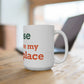 Goose Shows Are My Happy Place - Orange & Green Mug 15oz