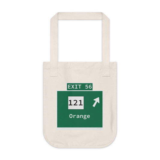 Vintage WCP Exit 56 Sign Organic Canvas Tote Bag