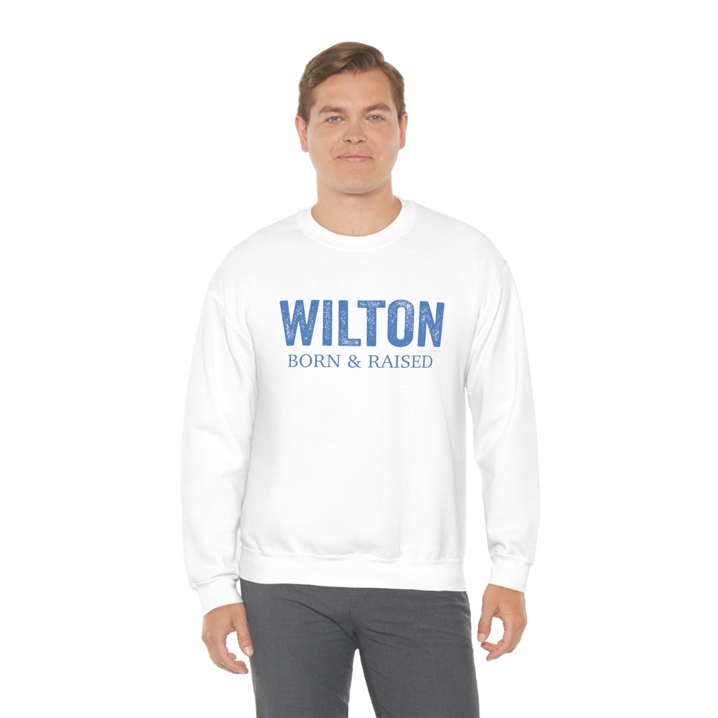 Wilton Born & Raised Unisex Heavy Blend™ Crewneck Sweatshirt