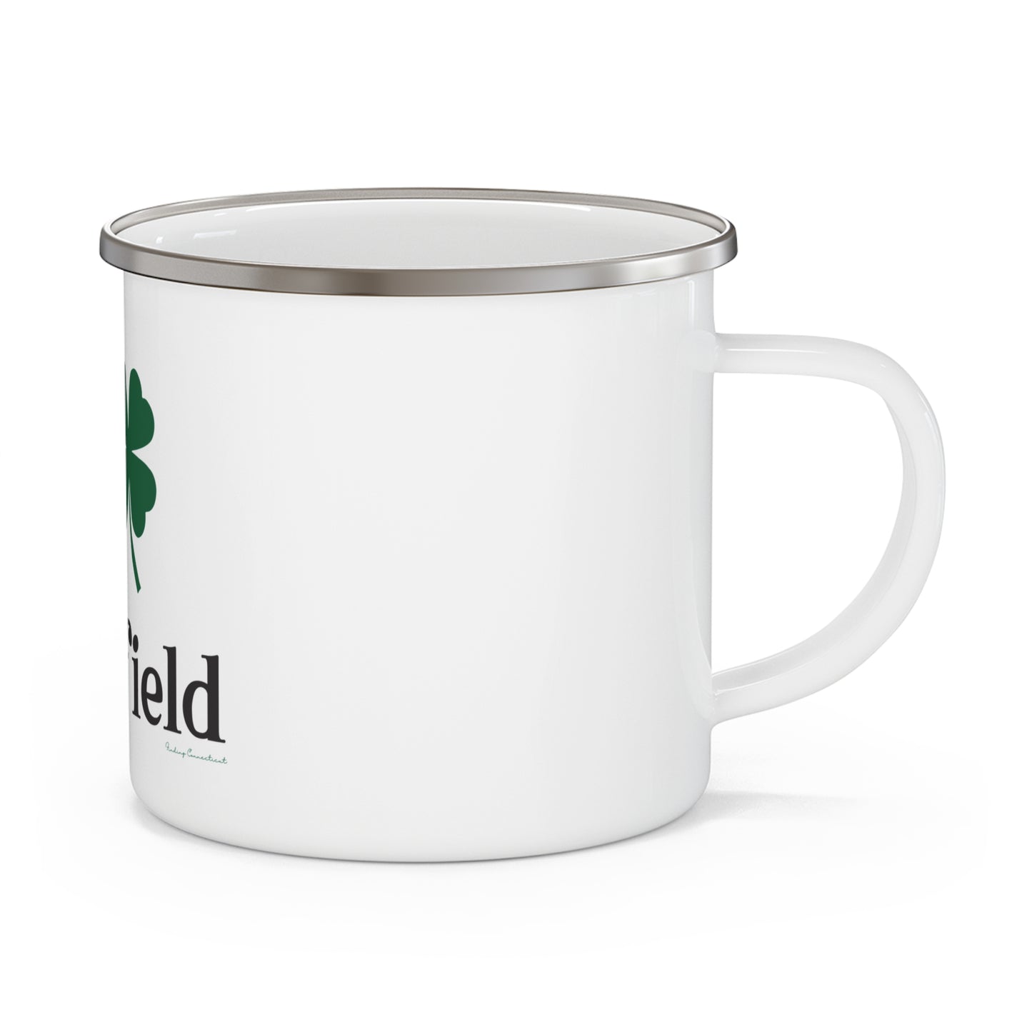 I Clover Ridgefield Enamel Camping Mug