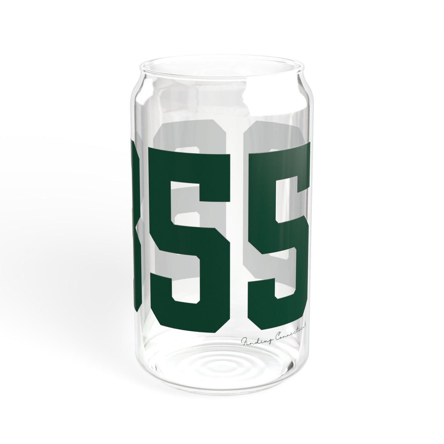 06855 Norwalk Connecticut Zip Code Sipper Glass, 16oz
