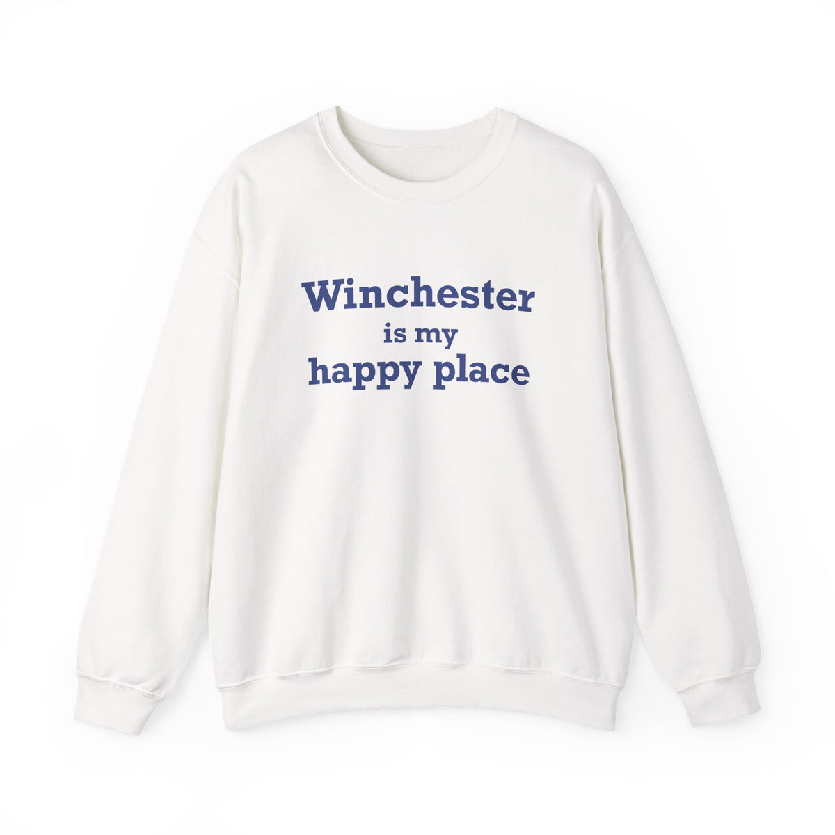 Winchester is My Happy Place Unisex Heavy Blend™ Crewneck Sweatshirt