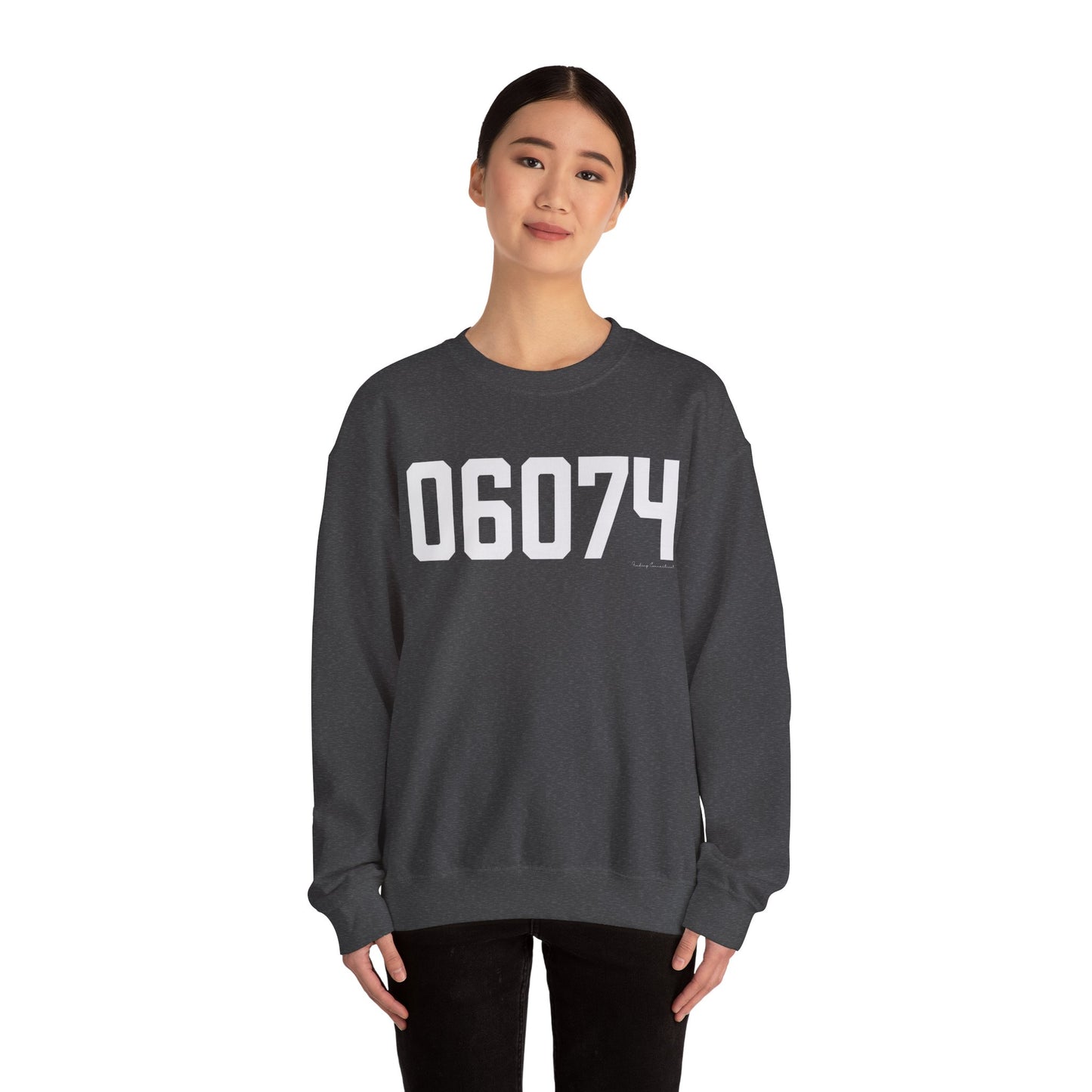 06074 - South Windsor CT Zip Code  Unisex Heavy Blend™ Crewneck Sweatshirt