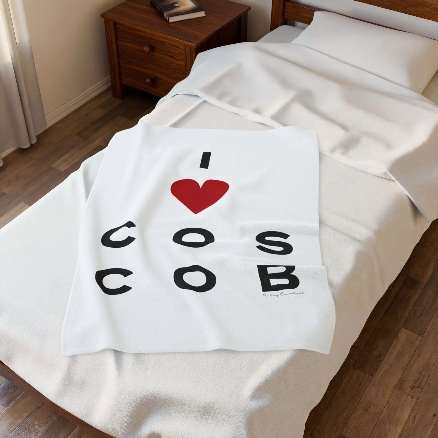 Cos Cob Vision Velveteen Plush Blanket