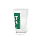 Vintage Exit 52  Merritt Parkway Sign Pint Glass, 16oz