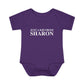 Just a kid from Sharon Infant Baby Rib Bodysuit