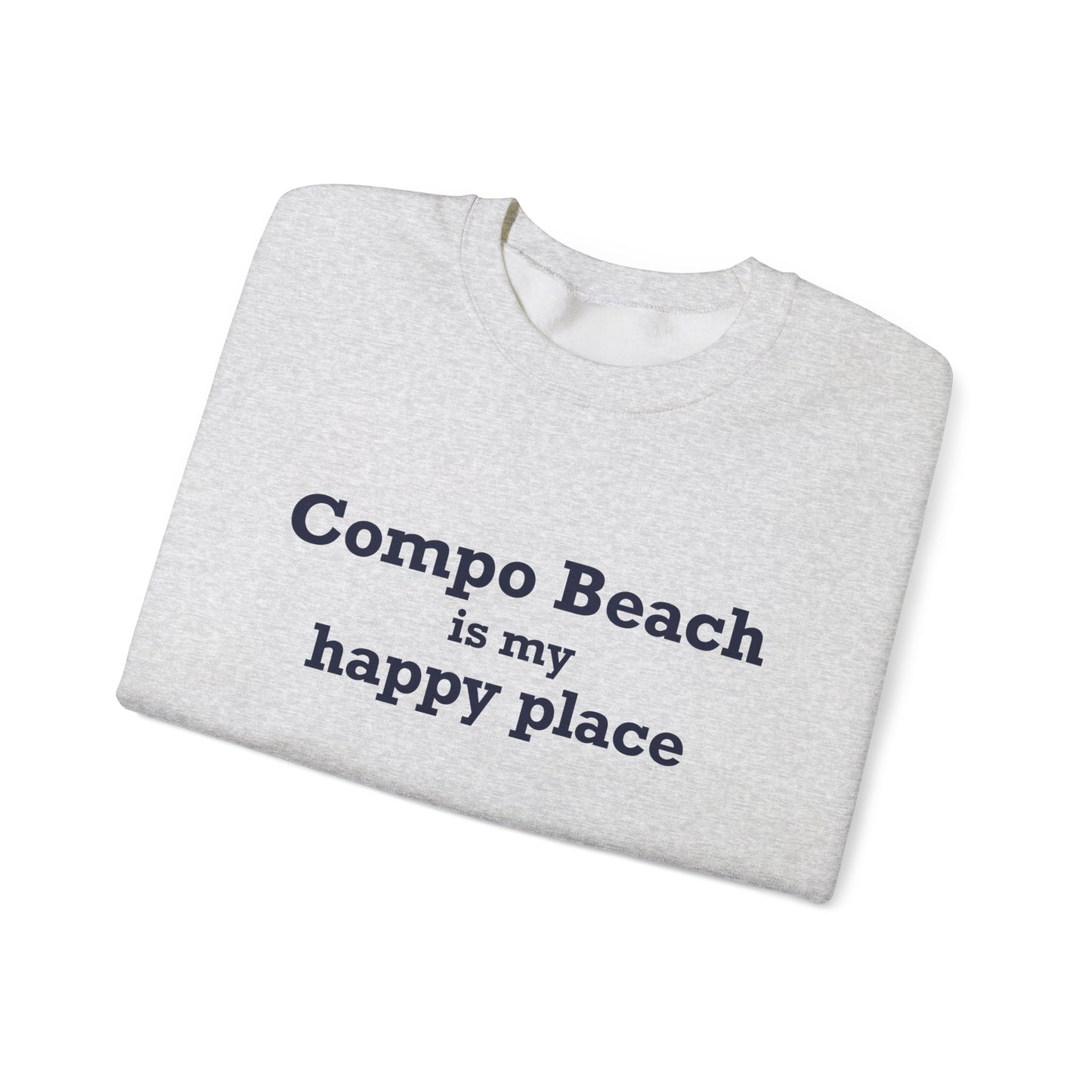Compo Beach Is My Happy Place Unisex Heavy Blend™ Crewneck Sweatshirt