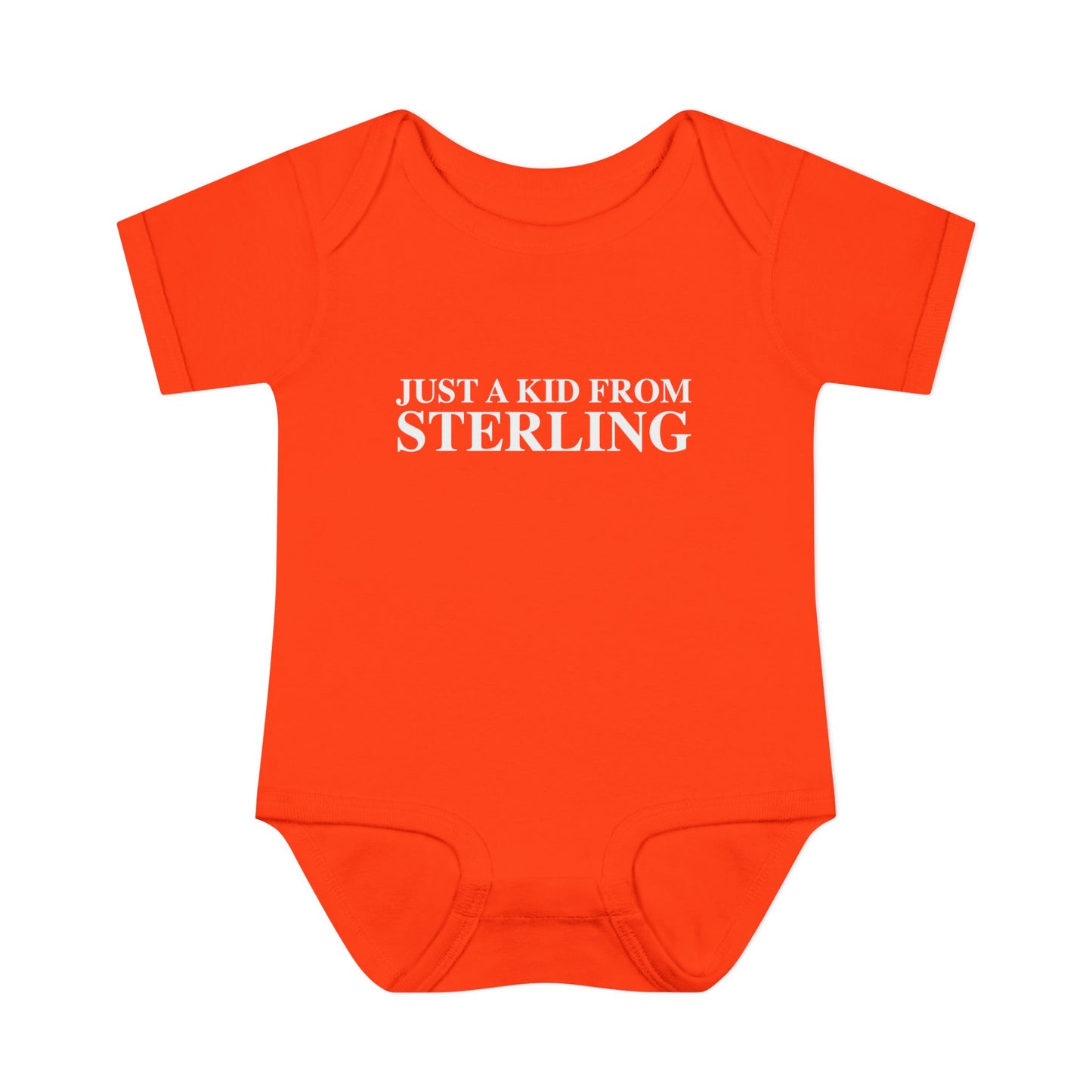 Just a kid from Sterling Infant Baby Rib Bodysuit