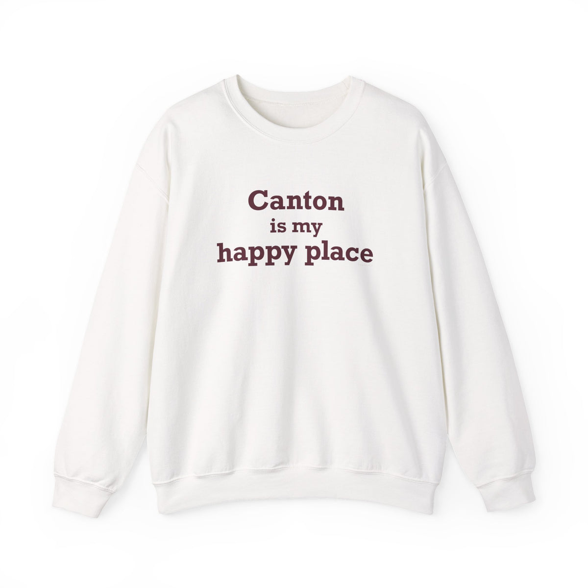 Canton is My Happy Place Heavy Blend™ Crewneck Sweatshirt