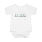 Just a kid from South Norwalk Infant Baby Rib Bodysuit